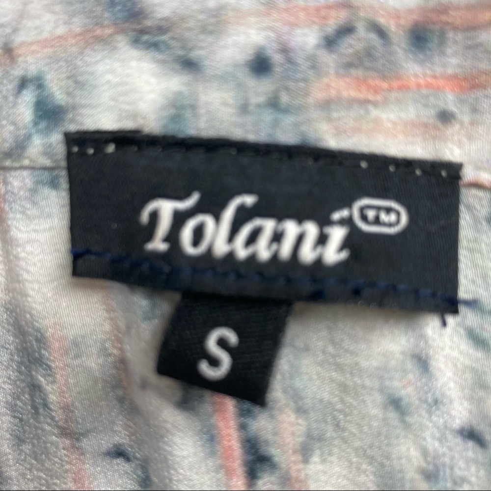 Tolani Holly Sleeveless Silk Shirt Dress - Picture 10 of 12